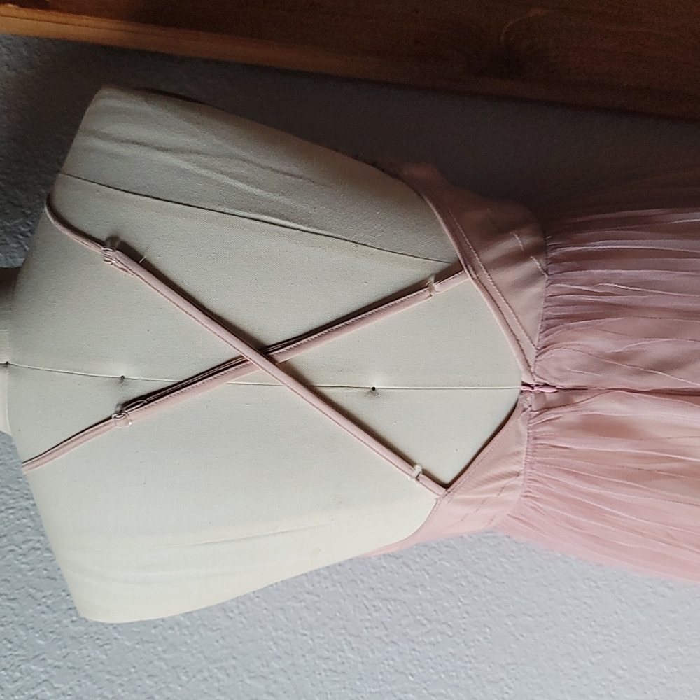 Flowy Beautiful Dusty Rose Maxi Dress - Picture 8 of 15
